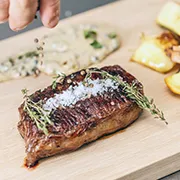 Restaurant La Source Restaurant Cadenet Entrecote De Boeuf Simmental Poelee Beurre Maitre Dhotel